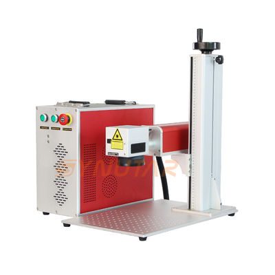 Portatif 20W Fiber Lazer İşaretleme Makinesi Elde 220V / 50Hz Güç