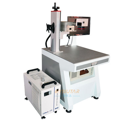 Masa Tipi Ahşap / Metal Endüstriyel 3W için UV Lazer İşaretleme Makinesi