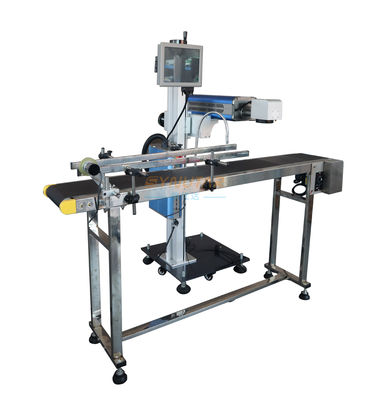 30W UV Uçan Otomatik Lazer İşaretleme Makinesi 1064nm Lazer Dalga Uzunluğu