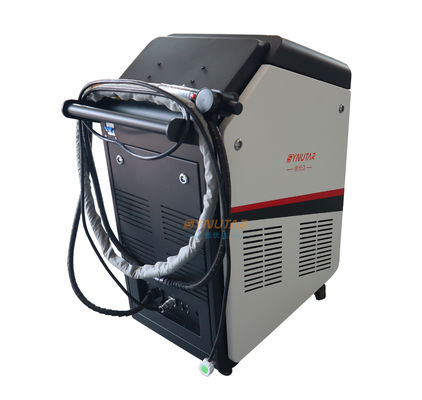 Pas / yağ lekesi temizleme için 500W boya temizleme pulslu lazer temizleme makinesi