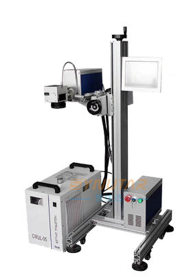 50Hz Metal Otomatik Lazer İşaretleme Makinesi 50W Fiber Lazer Mürekkep Atıcı