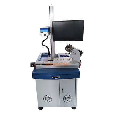 70W / 100W Metal gravür lazer makinesi Eğimli 3D lazer gravör