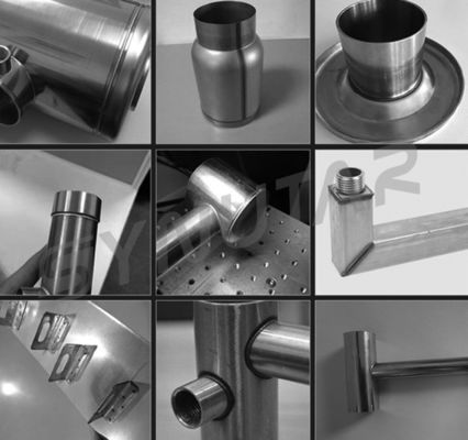 Tamamen Otomatik Donanım Paslanmaz Çelik Metal Platformu Fiber Lazer kaynak makinesi
