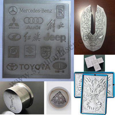 Silindir 3 boyutlu lazer işaretleyici Metal Kavisli 3 boyutlu lazer gravürleme ekipmanları