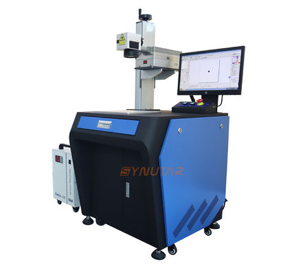 Cam için taşınabilir UV Lazer İşaretleme Makinesi 3W / 5W Küçük Yaprak gravürü