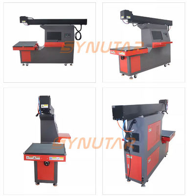 AC220V / 50Hz / 10A Güç kaynağı EZCAD yazılımı ve cam lazer tüpü ile CO2 lazer işaretleyici