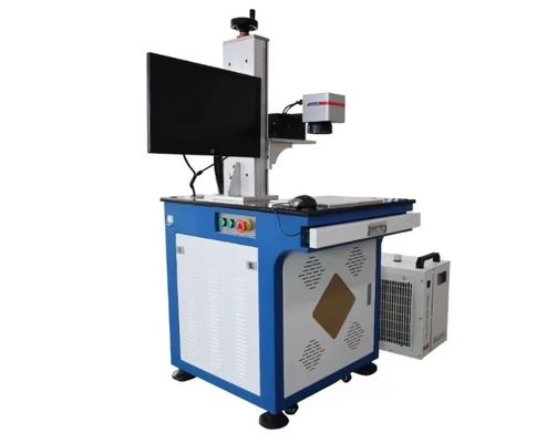 Hızlılık 110mm x 110mm UV Lazer İşaretleme Makinesi PC Kontrollü Lazer Gravör