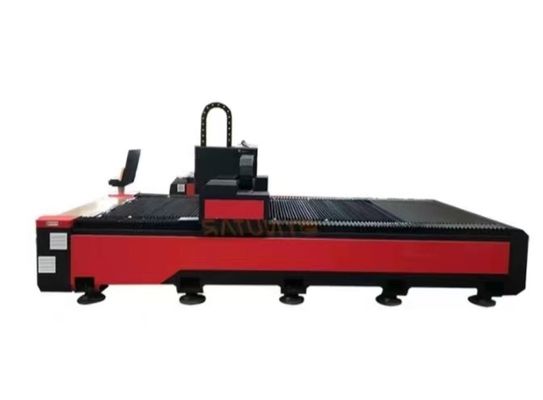 Servo Motor Sürüş Sistemi Kullanarak Kesme Hızlı 6000W Metal Lazer Kesme Makinesi