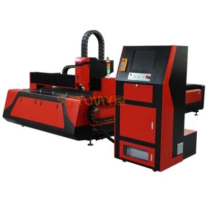 Kesimler için 10.6um dalga uzunluğu olan hassaslıklı dişli raklı fiber lazer kesme makinesi