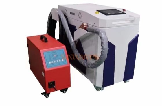 Kesinlik 0.02mm konumlandırma taşınabilir lazer kaynak makinesi 2000W AC220V El cihazı